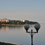 Вид на Камышин с набережной в южной части города на устье р. Камышинки и 6-й мкр. в северной. Фото: А. Смирнов.