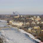 Вид на Торжок и реку Тверцу. Февраль 2014 г. Фото: Анатолий Максимов.
