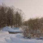 Река Каменка, недалеко от деревни. Февраль 2013 г. Фото: Анатолий Максимов.