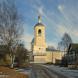Вид на церковь Николая Чудотворца со стороны колокольни. Февраль 2014 г. Фото: А. Максимов.