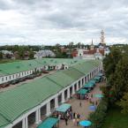 Вид на Торговые ряды с колокольни Воскресенской церкви. Август 2015 г. Фото: А. Востриков.
